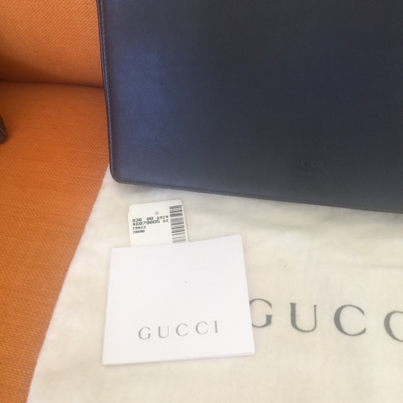 Vintage famous 90s GUCCI BY TOM FORD BLACK Bamboo handle BAGπHP - Picture 7 of 16